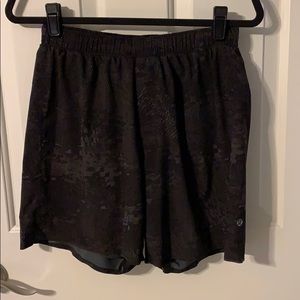 lululemon Surge shorts with liner